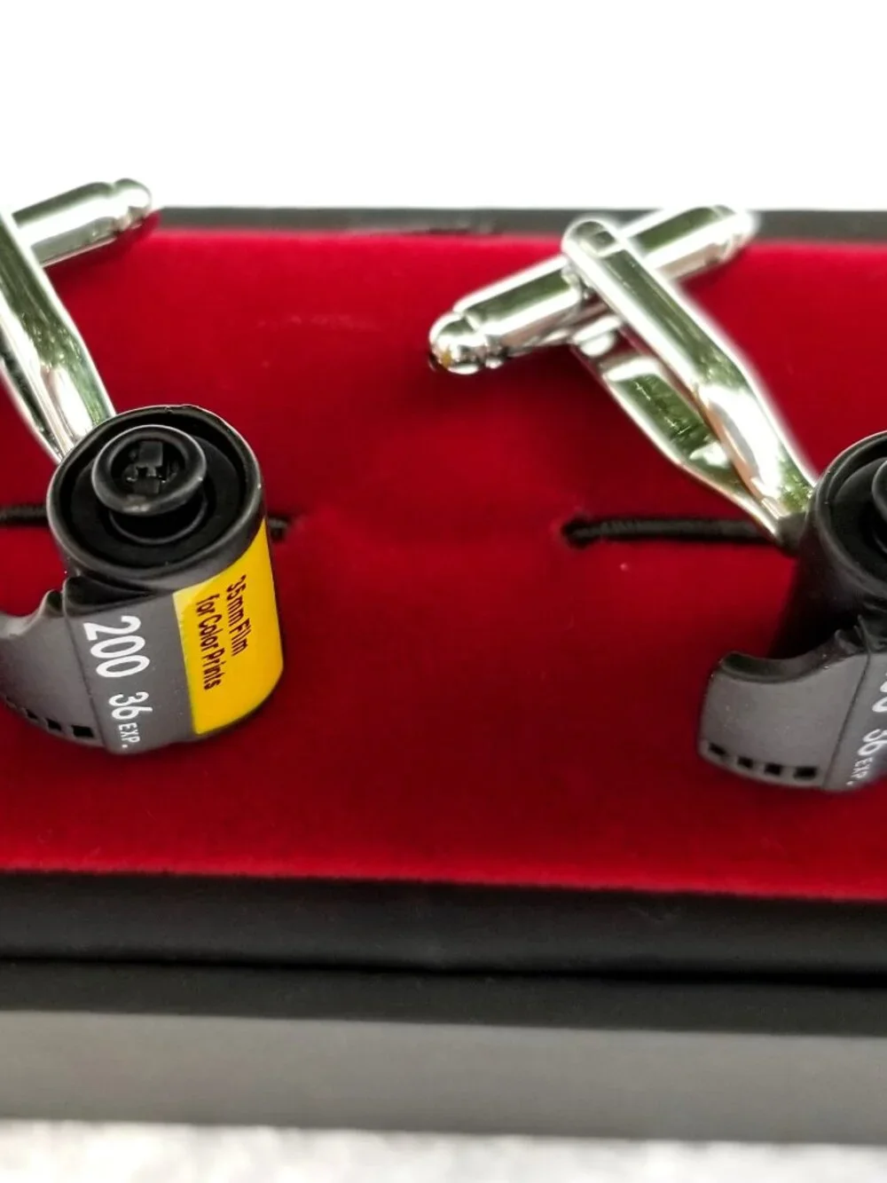 35mm Film Roll Cufflinks Links Father's Day Photographer Camera Gift